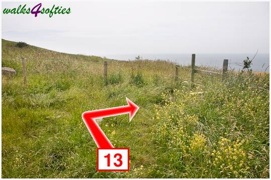 Walking direction photo: 13 for walk Rope Lake Head, Kingston(Houns-tout), Dorset, Jurassic Coast.