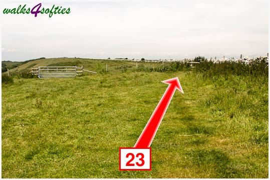 Walking direction photo: 23 for walk Rope Lake Head, Kingston(Houns-tout), Dorset, Jurassic Coast.