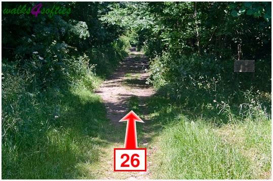 Walk direction photograph: 26 for walk Rope Lake Head, Kingston(Houns-tout), Dorset, South West England.