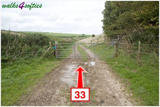 Walking direction photo: 33 for walk The Inland Coast Path, The Brewers Arms, Martinstown, Dorset.