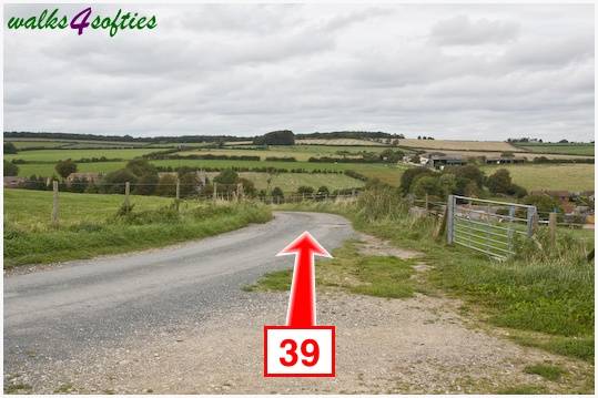 Walking direction photo: 39 for walk The Inland Coast Path, The Brewers Arms, Martinstown, Dorset.