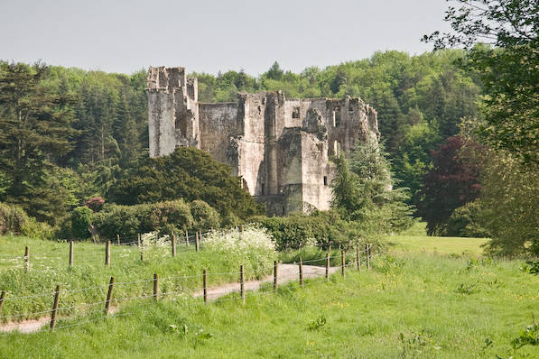 Picture, Photo, View of Old Wardour Castle, Wiltshire