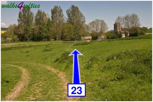 Walking direction photo: 23 for walk Tarrant Crawford, The Anchor @ Shapwick, Dorset.