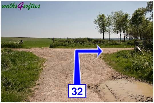 Walk direction photograph: 32 for walk Tarrant Crawford, The Anchor @ Shapwick, Dorset, South West England.