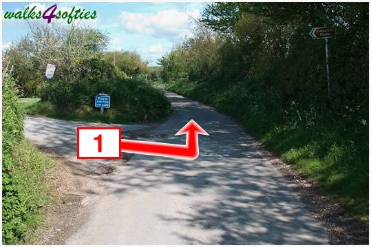 Walking direction photo: 1 for walk The Trailway, Fiddleford Manor, Dorset.