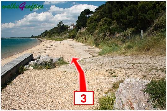 Walking direction photo: 3 for walk The Leep Loop, Lepe Country Park, Hampshire.