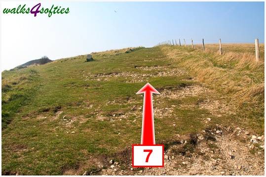 Walking direction photo: 7 for walk Old Harry and Ballard Down, Studland, Dorset.