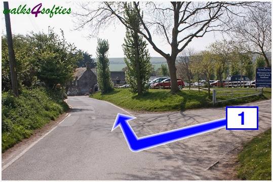 Walking direction photo: 1 for walk The Obelisk and Agglestone Rock, Studland, Dorset.