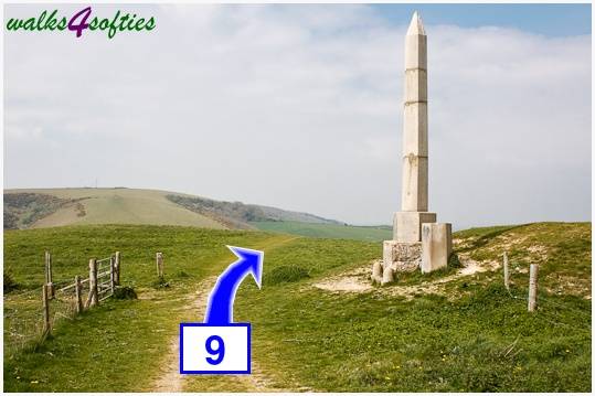 Walking direction photo: 9 for walk The Obelisk and Agglestone Rock, Studland, Dorset.