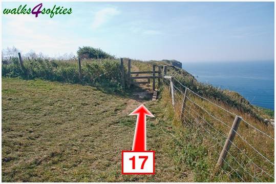 Walking direction photo: 17 for walk Chapman's Pool, Worth Matravers, Dorset.