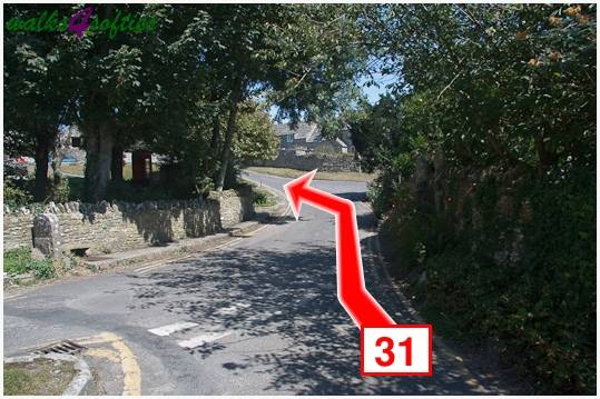 Walking direction photo: 31 for walk Chapman's Pool, Worth Matravers, Dorset.