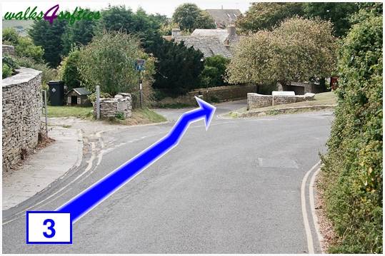 Walking direction photo: 3 for walk Winspit to Seacombe, Worth Matravers, Dorset.