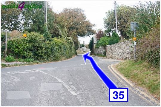 Walking direction photo: 35 for walk Winspit to Seacombe, Worth Matravers, Dorset.