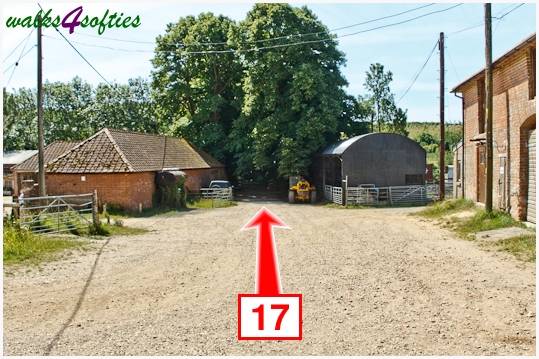 Walking direction photo: 17 for walk Kite Hill, Tolpuddle, Dorset.