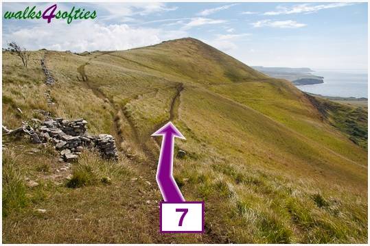 Walking direction photo: 7 for walk Nodding Donkey, Tyneham - Range Walks, Dorset, Jurassic Coast.