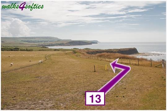 Walking direction photo: 13 for walk Nodding Donkey, Tyneham - Range Walks, Dorset, Jurassic Coast.