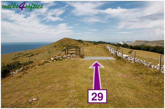 Walking direction photo: 29 for walk Nodding Donkey, Tyneham - Range Walks, Dorset, Jurassic Coast.