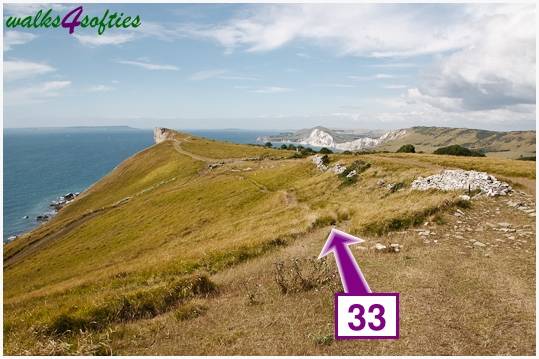 Walking direction photo: 33 for walk Nodding Donkey, Tyneham - Range Walks, Dorset, Jurassic Coast.
