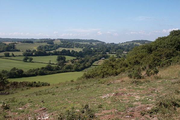 Picture, Photo, View of Cerne Abbas, Dorset