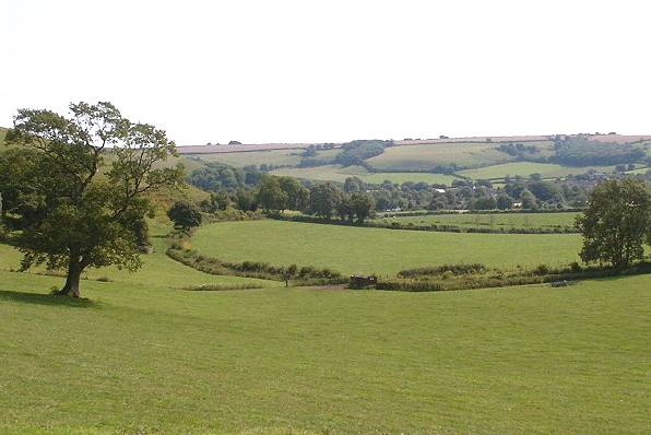 Picture, Photo, View of Cerne Abbas, Dorset