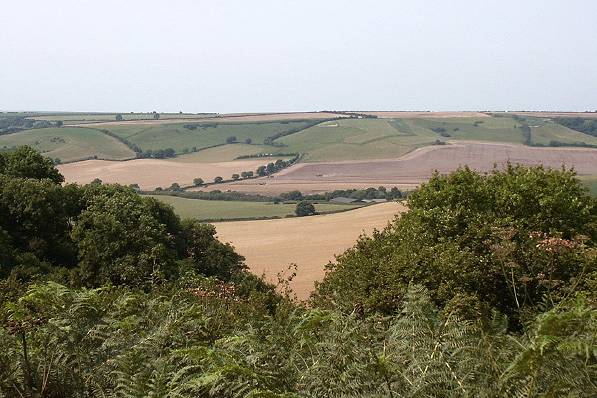 Picture, Photo, View of Cerne Abbas, Dorset