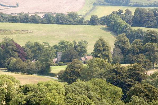 Picture, Photo, View of Cerne Abbas, Dorset