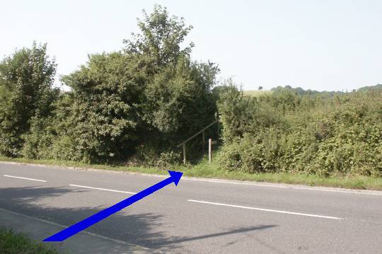 Walking direction photo: 5 for walk Cerne Park, Cerne Abbas, Dorset.