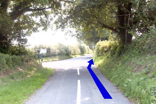 Walking direction photo: 21 for walk Cerne Park, Cerne Abbas, Dorset.