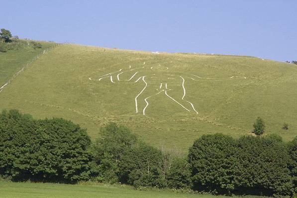 Picture, Photo, View of Cerne Abbas, Dorset