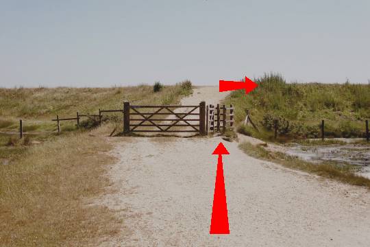 Walk direction photograph: 18 for walk To Lower Pennington, Keyhaven, Hampshire, South and South East England.