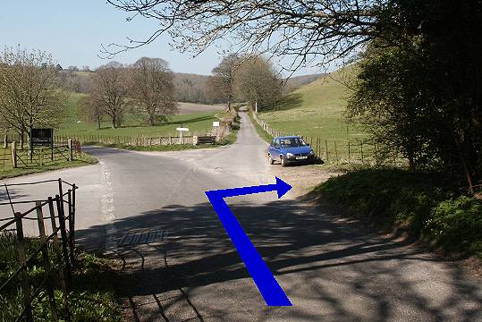 Walking direction photo: 7 for walk Milton Abbey, Milton Abbas, Dorset.