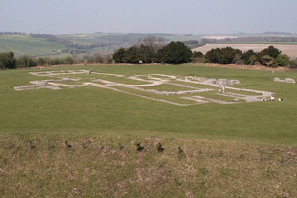 Picture, Photo, View of Old Sarum, Wiltshire