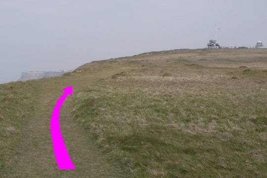 Walking direction photo: 3 for walk The 3 Lighthouses, Portland Bill, Dorset, Jurassic Coast.