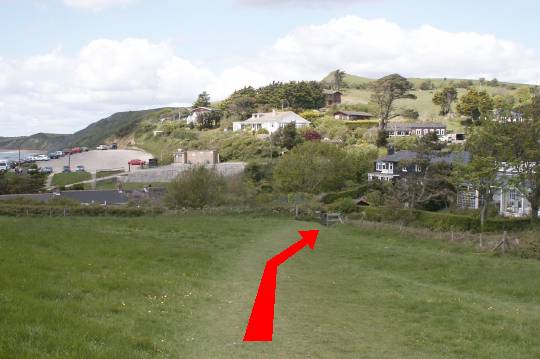 Walking direction photo: 5 for walk Osmington Mills, Ringstead, Dorset, Jurassic Coast.