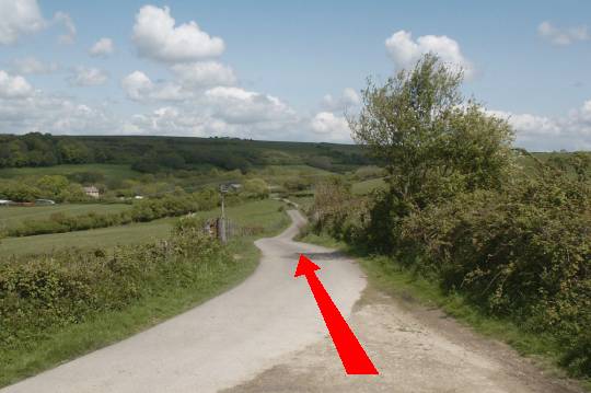 Walking direction photo: 13 for walk Osmington Mills, Ringstead, Dorset, Jurassic Coast.