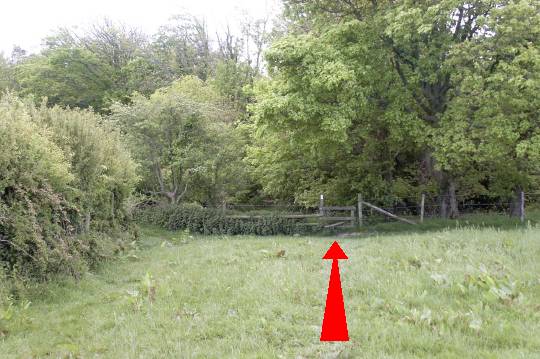 Walk direction photograph: 16 for walk Osmington Mills, Ringstead, Dorset, South West England.