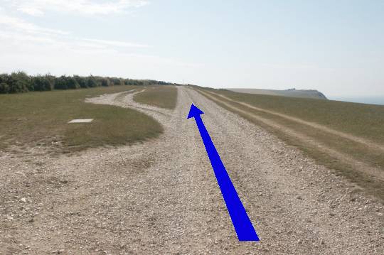 Walking direction photo: 11 for walk Burning Cliff, Ringstead, Dorset, Jurassic Coast.