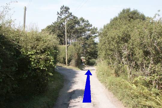 Walking direction photo: 15 for walk Burning Cliff, Ringstead, Dorset, Jurassic Coast.