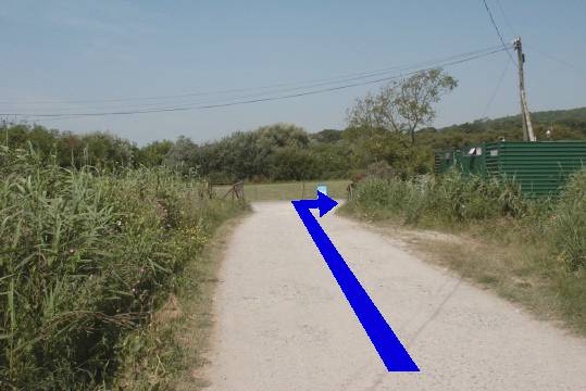 Walking direction photo: 19 for walk Burning Cliff, Ringstead, Dorset, Jurassic Coast.
