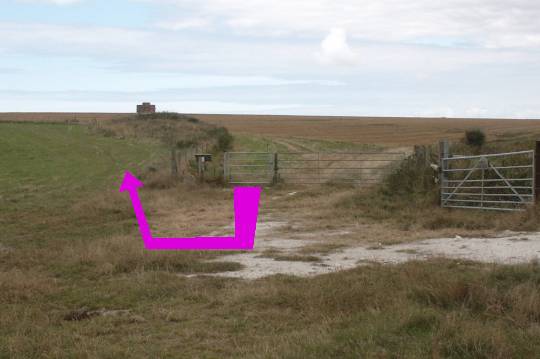 Walking direction photo: 7 for walk White Nothe, Ringstead, Dorset, Jurassic Coast.