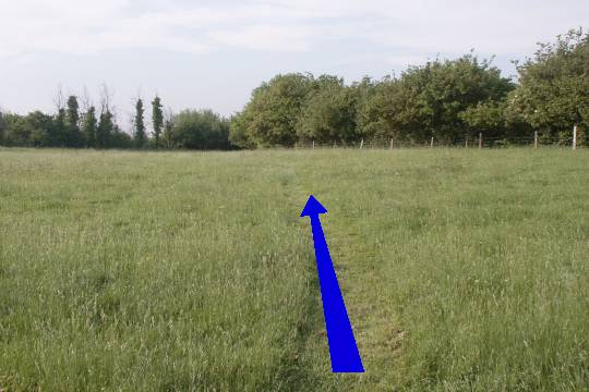 Walking direction photo: 15 for walk Broad Oak, Sturminster Newton, Dorset.