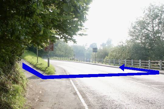 Walking direction photo: 17 for walk Broad Oak, Sturminster Newton, Dorset.