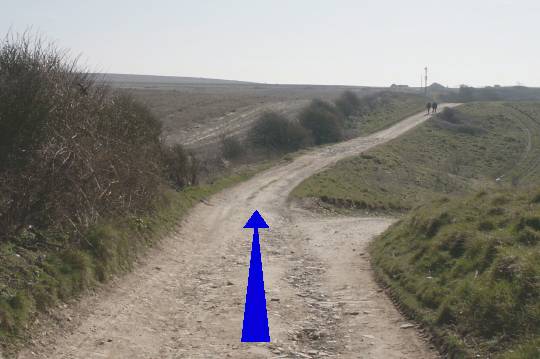 Walking direction photo: 7 for walk St Aldhelm's Head, Worth Matravers, Dorset, Jurassic Coast.