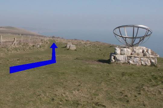 Walking direction photo: 9 for walk St Aldhelm's Head, Worth Matravers, Dorset, Jurassic Coast.