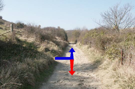 Walking direction photo: 11 for walk St Aldhelm's Head, Worth Matravers, Dorset, Jurassic Coast.