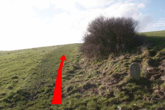 Walking direction photo: 19 for walk Winspit to Seacombe, Worth Matravers, Dorset, Jurassic Coast.