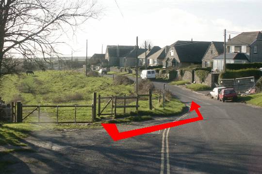 Walk direction photograph: 22 for walk Winspit to Seacombe, Worth Matravers, Dorset, South West England.